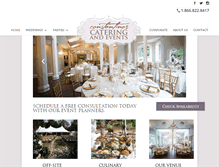 Tablet Screenshot of constantinocatering.com